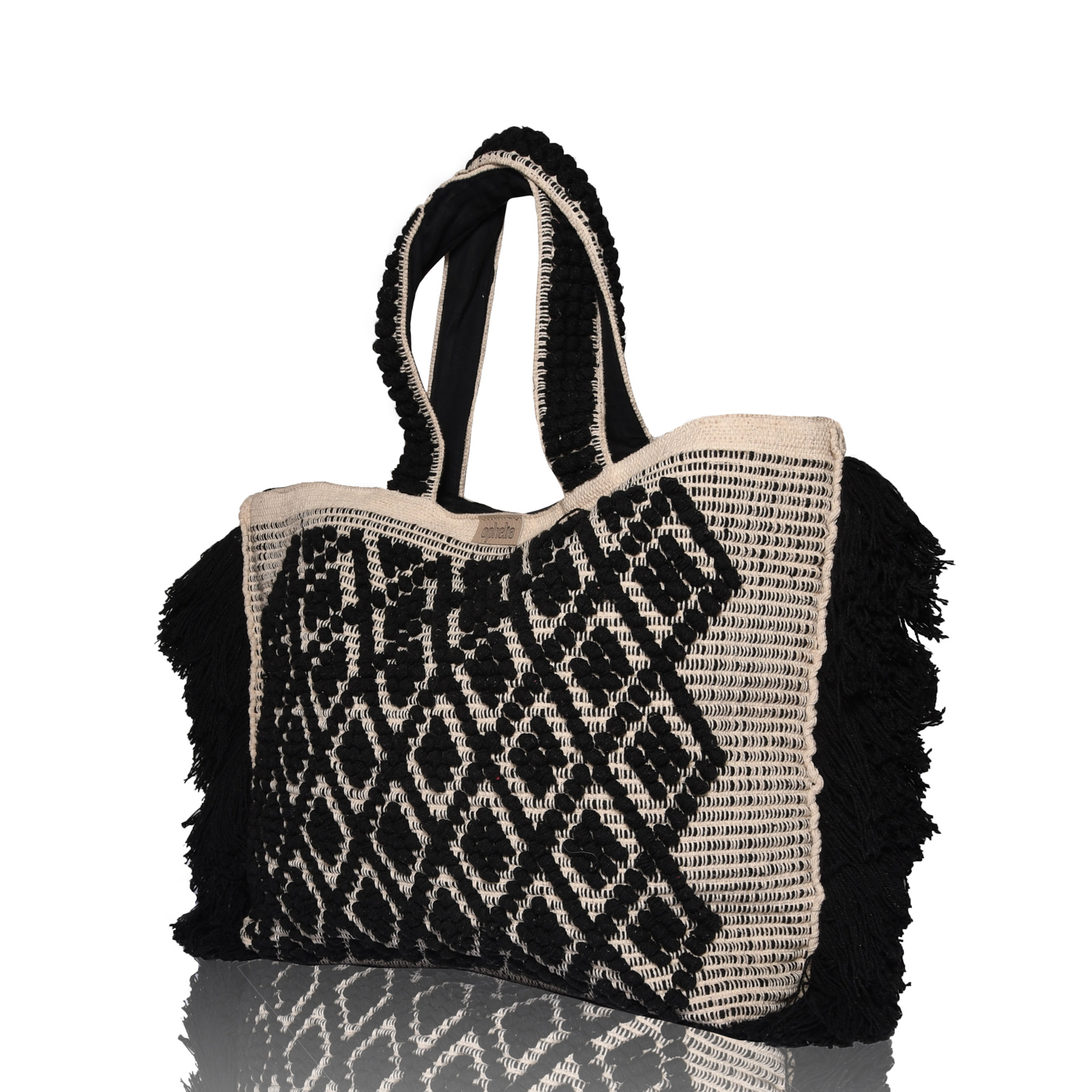 Summer Bag - Black Tassels