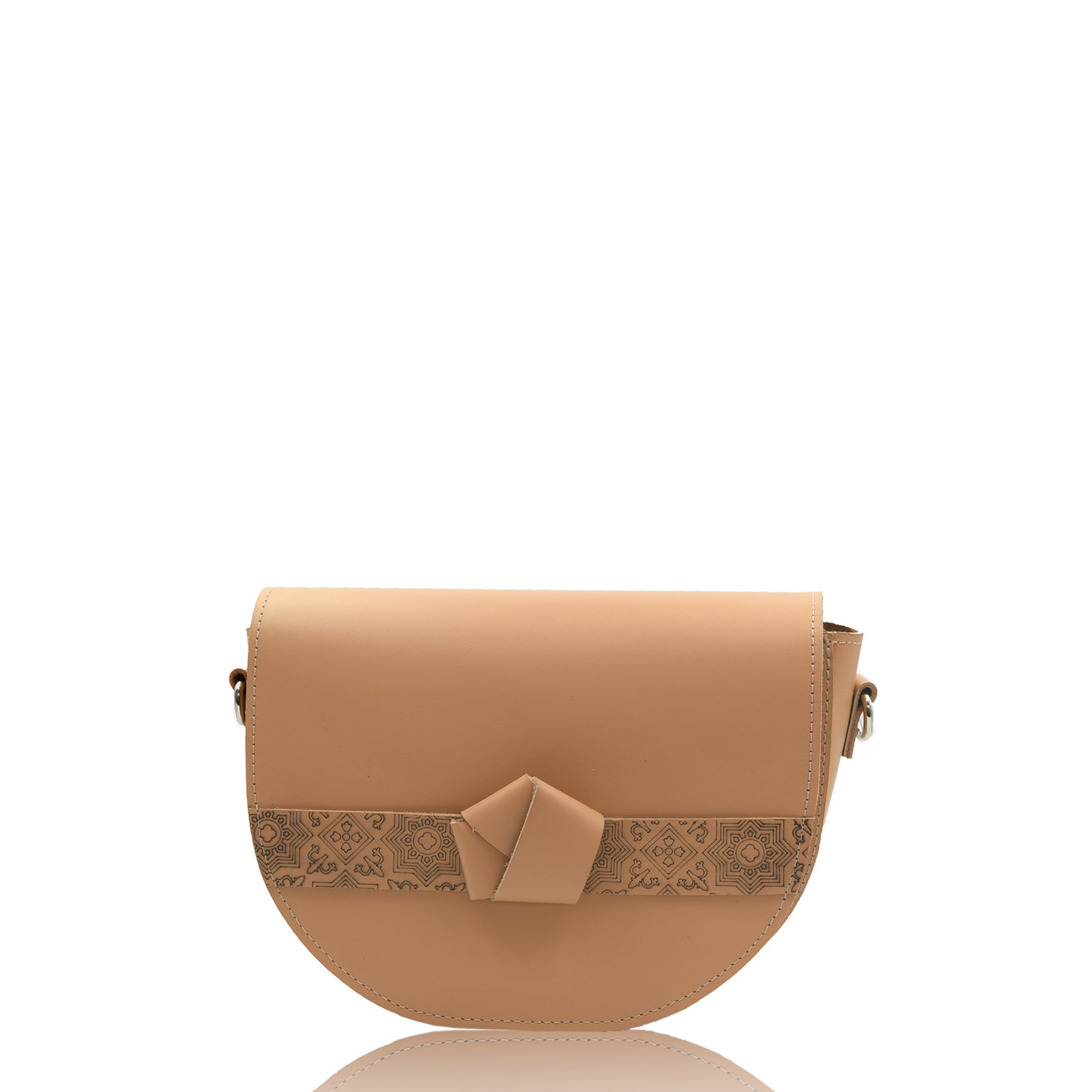 Bow Shoulder bag - Camel